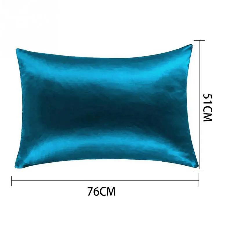 2018 100% Mulberry Silk Pillowcase Top Quality Pillow Case 1 Pc Pillow Cover Silk Pillow Case 51cm x 76cm 13 Colors to Choose