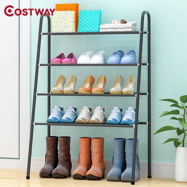 Special Offers COSTWAY 5-layer Household Iron Shoes Rack Shoe Cabinets Stand Shelf Shoes Organizer Living Room Bedroom Storage Furniture W0254 Special Offers COSTWAY 5-layer Household Iron Shoes Rack Shoe Cabinets Stand Shelf Shoes Organizer Living Room Bedroom Storage Furniture W0254