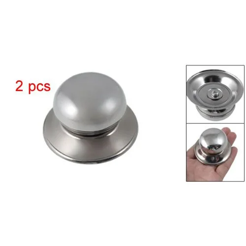 

IMC Hot 2Pcs 2.2" Universal Replacement Cookware Pot Glass Lid Cover Knob