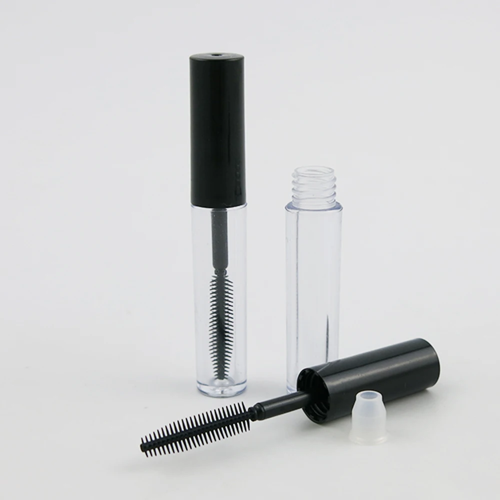 

5pcs 1.5ml Mascara Tube with Black Cap Make up Cream Tube Small Mini Black Empty Eyeliner Tube bottle