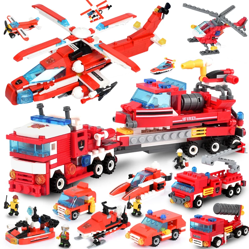

697PCS Technic Helicopter Building Blocks Compatible LegoING City Vehicle Car Blocks Sets Creator Assembly Bricks Children Toys