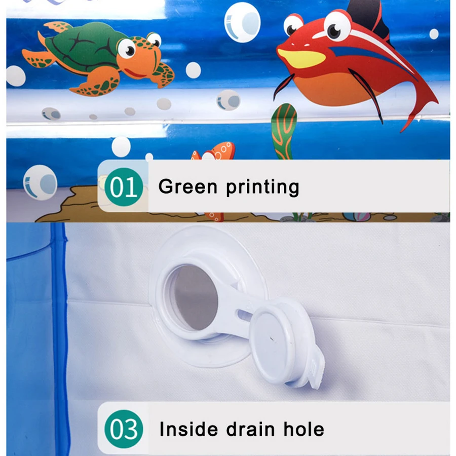 Продажа Детский надувной бассейн высокого качества для домашнего использования детский бассейн большой размер надувной квадратный бассейн для ре...