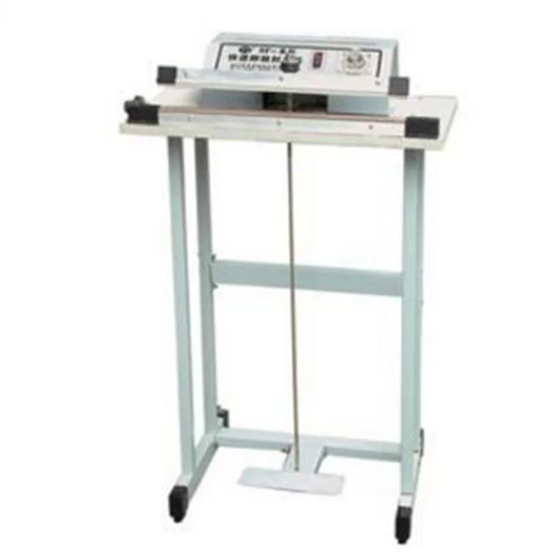 

SF-400 Pedal sealing machine for plastic bag with the knife cutting function , Pedal Impulse Plastic bag Sealer