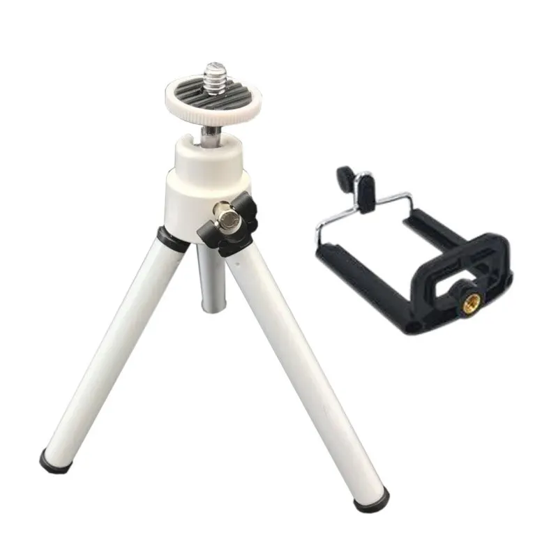 

Mini Camera Tripod 360 Degrees Rotatable Monopod Flexible Mini Tripod For IPhone Lightweight With Phone Clip Phone Holder Stand