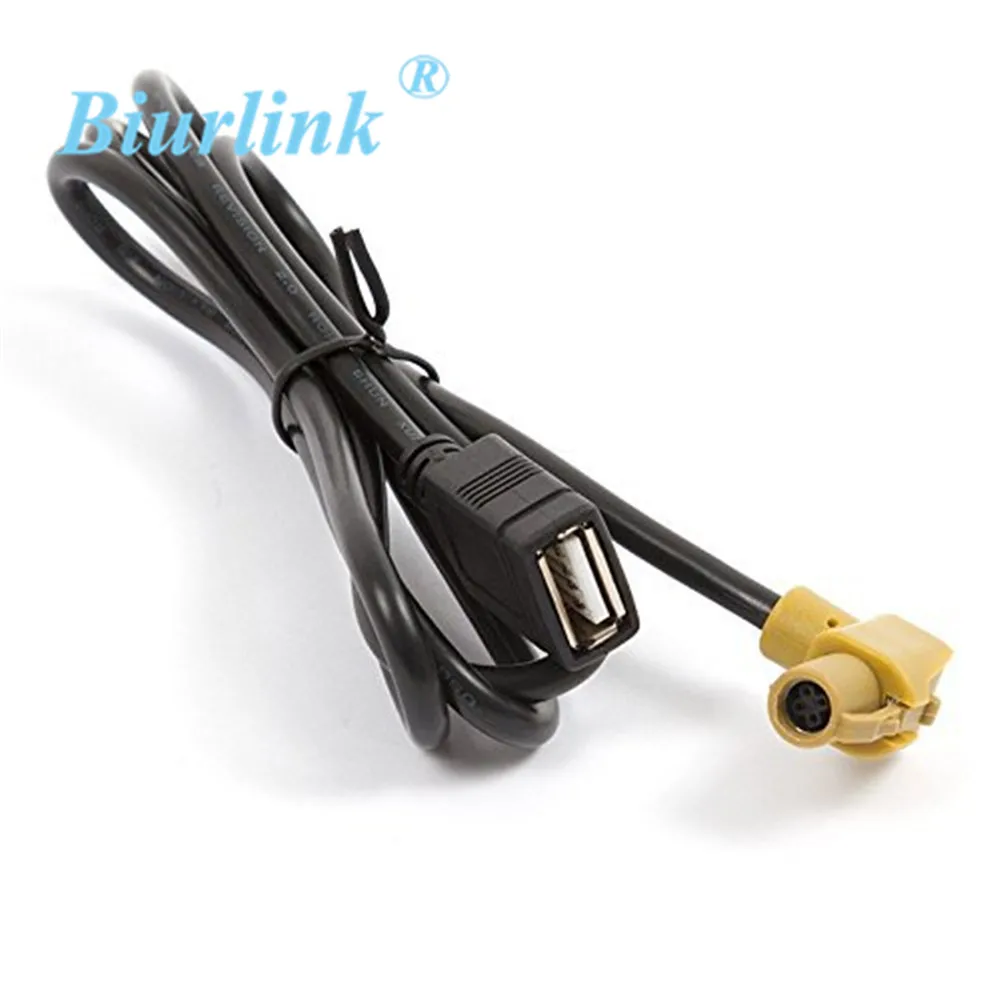 USB кабель Biurlink аудиовход флеш накопитель для Volkswagen Skoda Seat с RNS315 RCD510 RNS210 головные