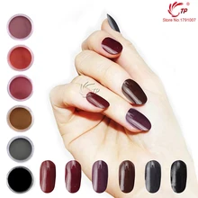 TP 28 г/кор. карамельный Macchiato серии погружающийся порошок без лампы лечения ногтей Пудра для напыления гель порошок для ногтей натуральный во...(China)