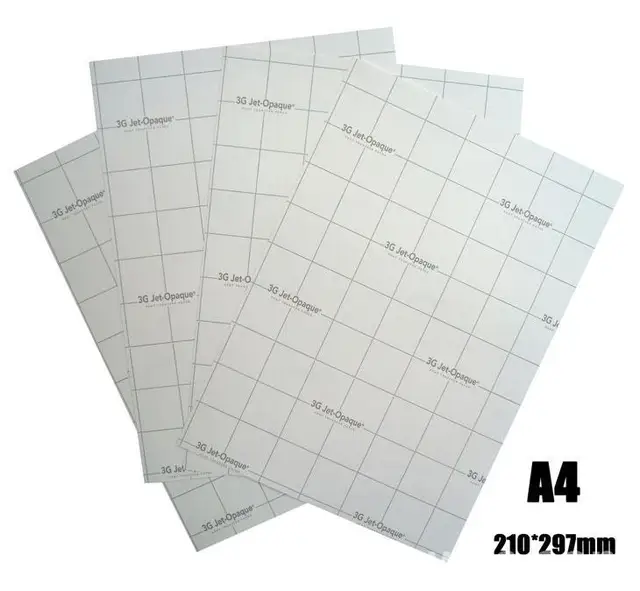 Dark Color Heat Transfer Paper A4 Paper *100pcs Inkjet Heat Transfer