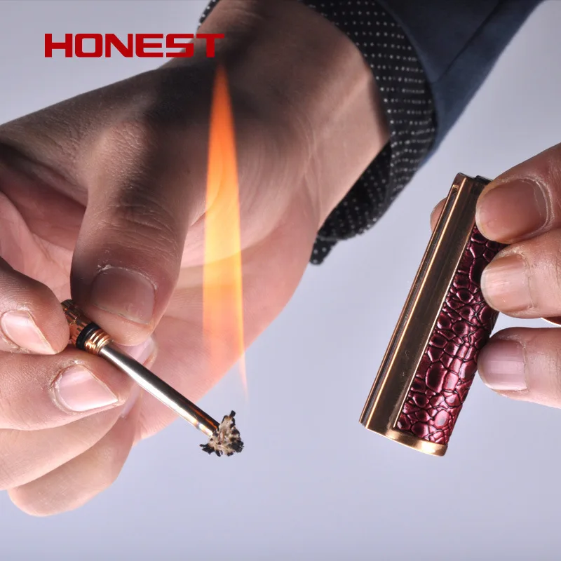 

Pompom Rushed 2019 New Hundred Cheng Ten Thousand Key Personality Match Kerosene Lighter Waterproof Outdoor Portable Flint Fire