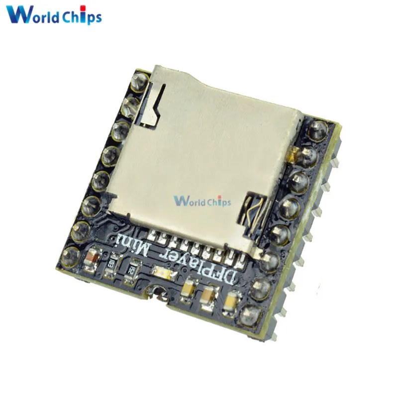 Плата модуля DFPlayer Mini MP3 DF плата декодирования голоса и аудио для Arduino Sup port ing TF Card U