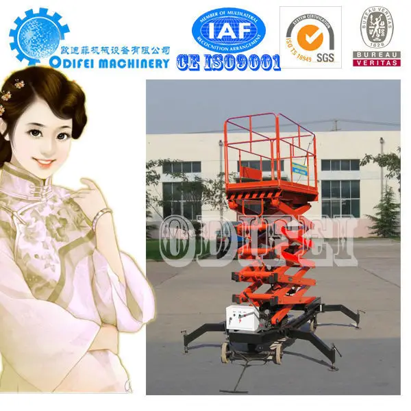 SJY0.5-6.5 Hydraulic Mobile Scissor Lifting Platform |