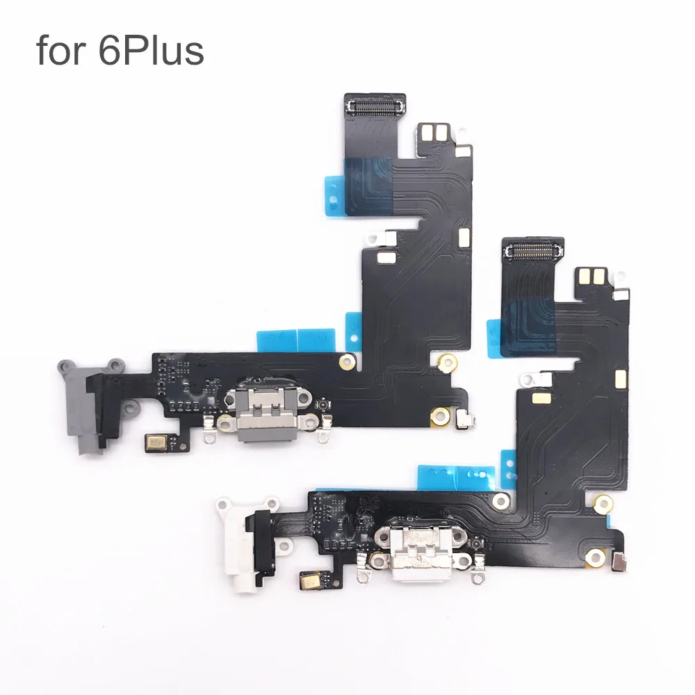 AYJ 10pcs USB Charger Dock Connector Headphone Audio Jack Parts for iPhone 6 6G 6Plus 5 5 6S 7 8 Plus Charging Port Flex Cable