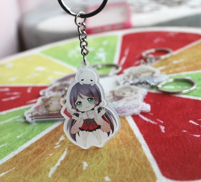 5 шт./компл. аниме Lovelive! Школьный брелок с кулоном идол проект Кодори Нико Эли Рин