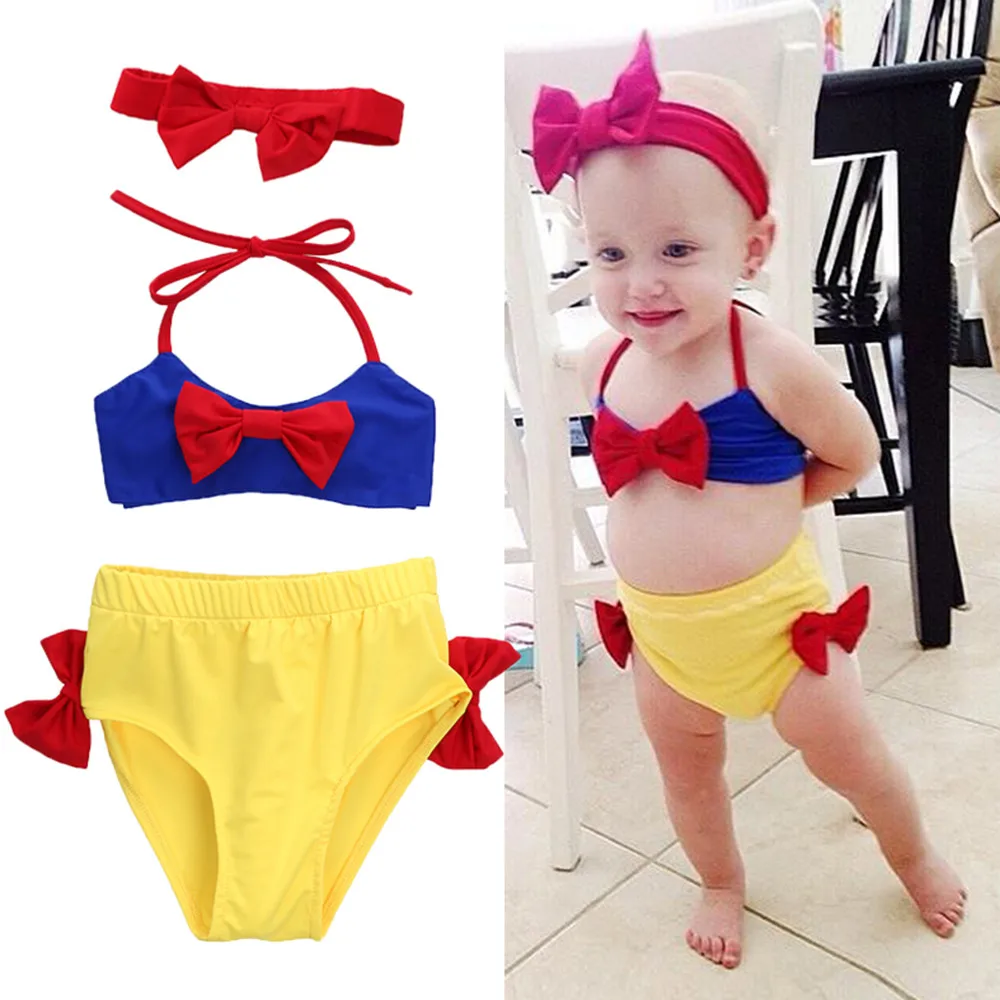 

MUQGEW baby swimwear Toddler Kid Baby Girl Bowknot BIkini Set Swimwear swimsuits separate girl Bathing Beach Clothes 2018