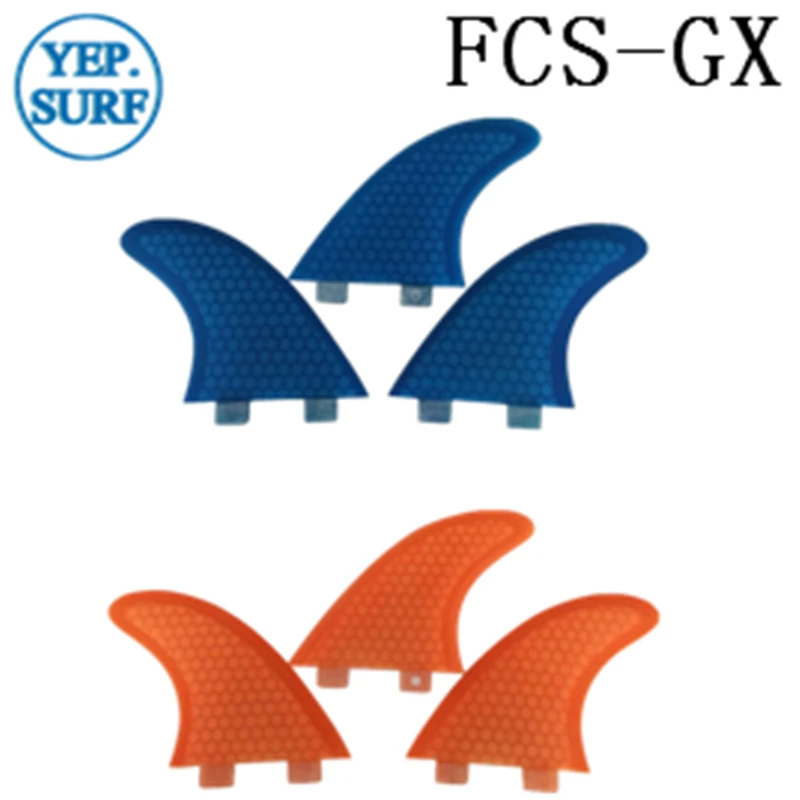 Плавники для серфинга FCS размер GX ячеистый Стекловолоконный плавник 2 цвета
