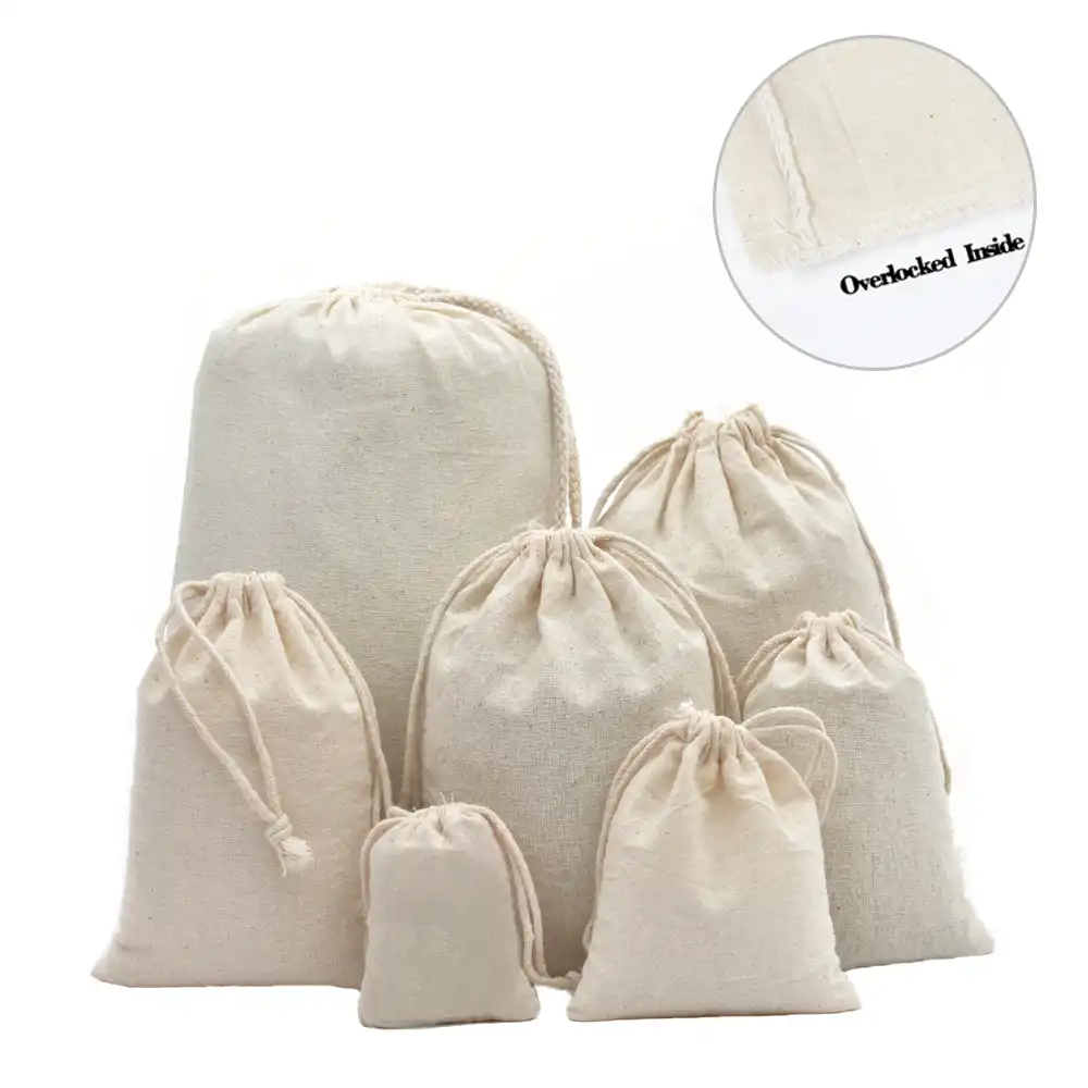 cotton muslin bags wholesale