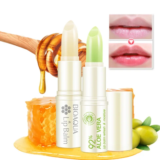 Aloe Vera Lip Balm Long Lasting Moisturizing Honey Lipbalm Colorless