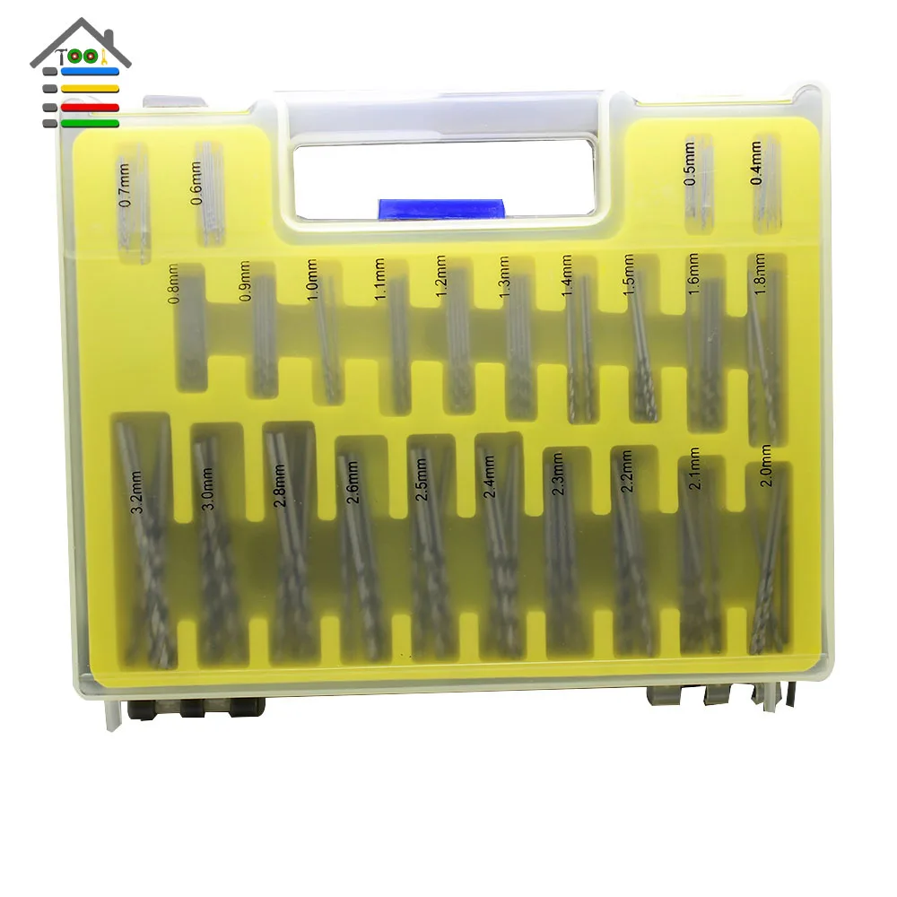 

New HSS 150PC 0.4-3.175mm Micro Twist Precision Drill Bits Set Power Rotary Tool Grinder Accessory