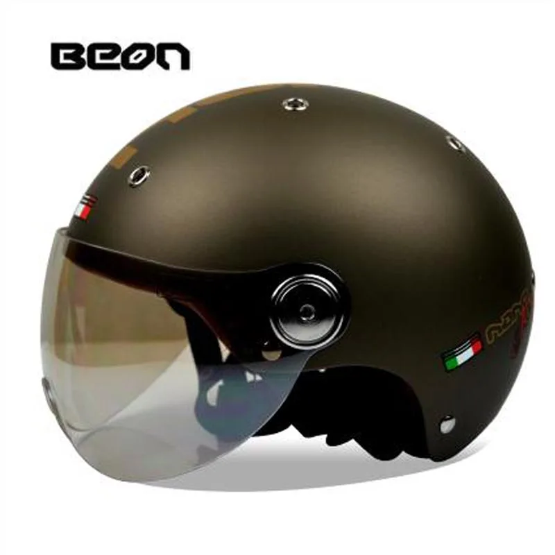 New arrival brand Beon vintage helmet Scooter motos motorbike capacetes retro motorcycle half face helmets