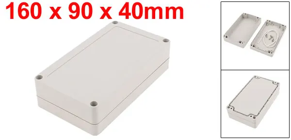 160 x 90 x 40mm Dustproof IP65 Junction Box Terminal Connecting Box Enclosure