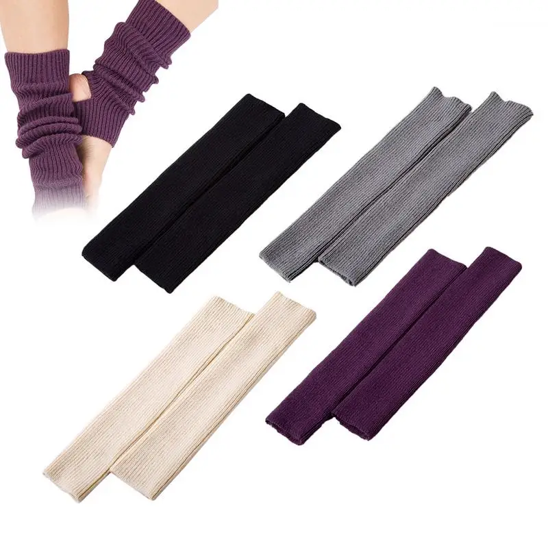 

Warmers Boot Cover For Gym Fitness Dance Exercising Woman Girls Professional Yoga Socks Boots Cover Female Calf Knitted Leg