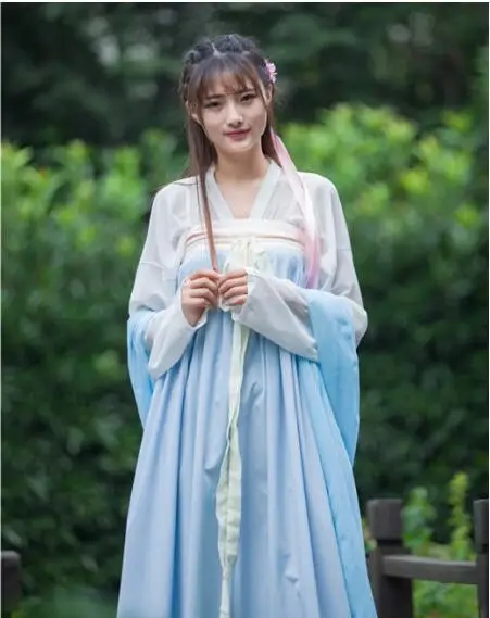 

2016 winter chinese traditional women hanfu dress chinese fairy dress red white hanfu clothing tang dynasty chinese ancient cost