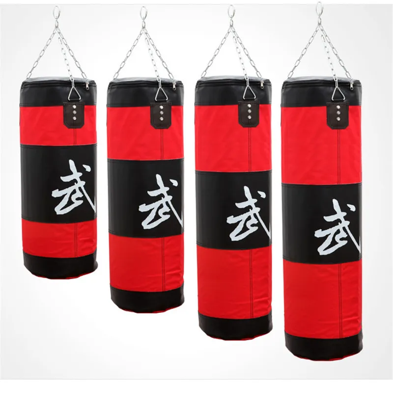 

Training Fitness MMA Boxing Bag 70-100cm Hook Hanging saco de boxe Kick Fight Bag Sand Punch Punching Bag Sandbag