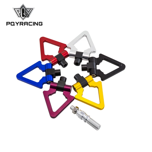 Special Offers PQY - Japan Models Car Racing Screw Aluminum CNC Triangle Ring Tow Towing Hook RACE For Honda Toyota PQY008 Special Offers PQY - Japan Models Car Racing Screw Aluminum CNC Triangle Ring Tow Towing Hook RACE For Honda Toyota PQY008