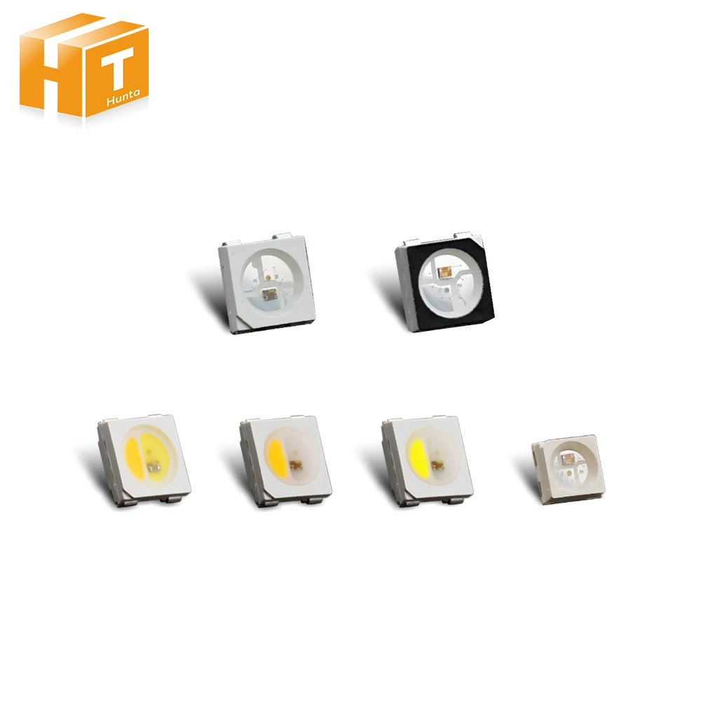10 ~ 1000 шт WS2812B RGB светодиодный чип черный/белый версия SK6812 RGB/RGBW/WWA 3535/5050 SMD