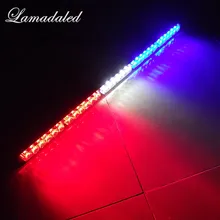 75 см 29 дюймов Автомобильный стробоскопический светильник 30 светодиодный светильник-вспышка s полицейский предупреждающий светильник s аварийный стробоскоп светильник s DC 12 В красный синий белый Янтарный