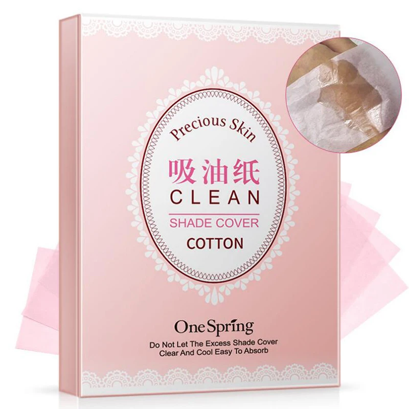 

100PCS Facial Oil Blotting Sheets Film Oil Absorbing Papers Oil Control Face Cleansing Skin Care Tool