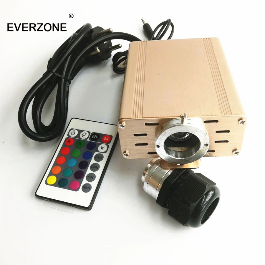 16 Вт светодиодный волоконно оптический светильник жектор с RGB цветами ИК