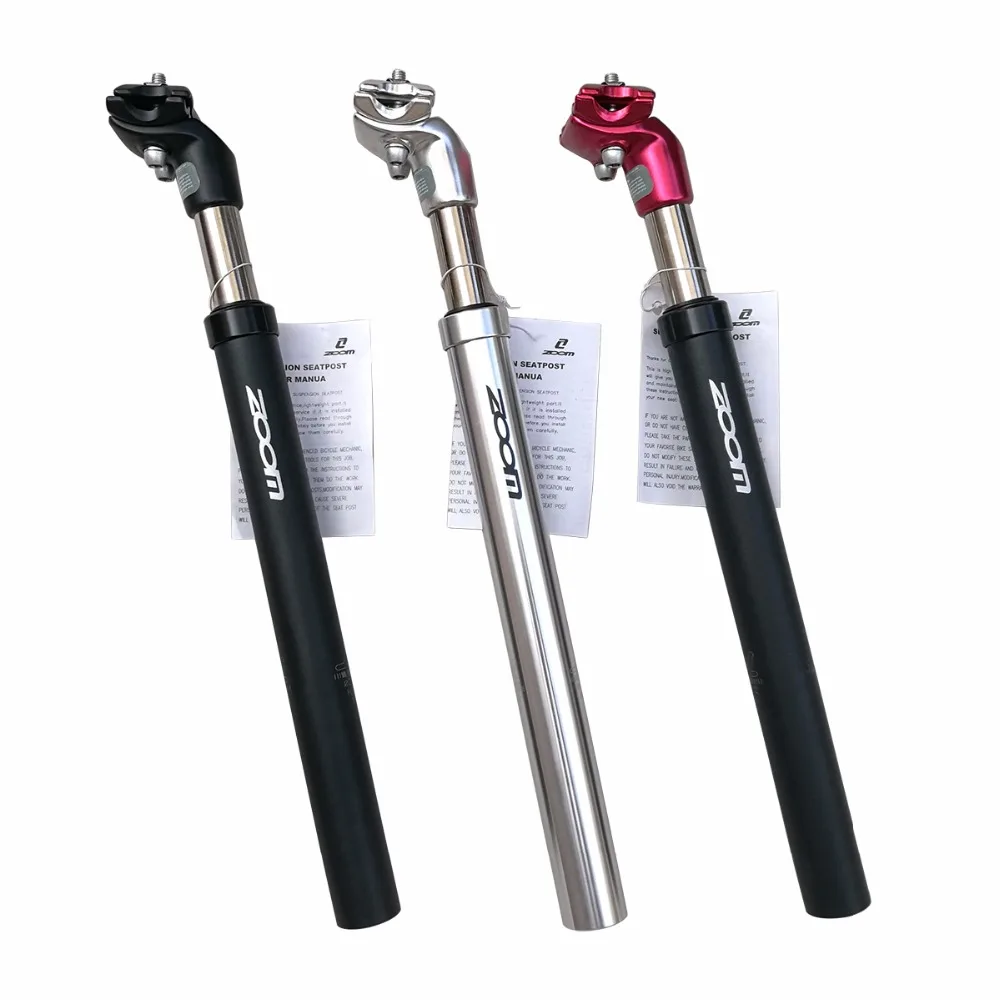 ZOOM MTB Road Bike Bicycle Saddle Seat post Seatpost Hydraulic Suspension 50mm Travel