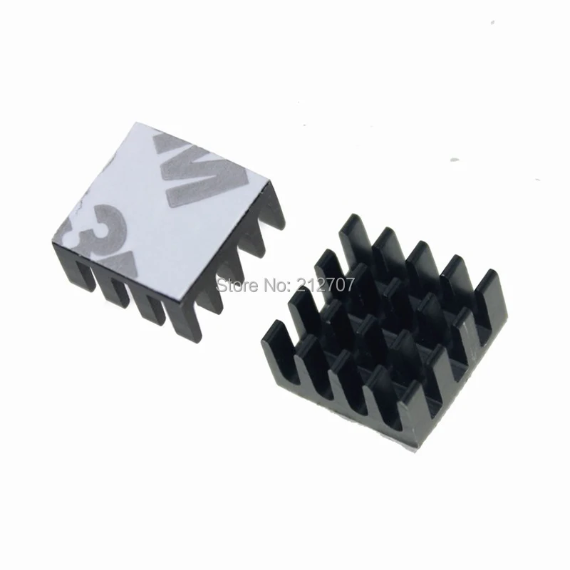 Alumínio do Dissipador de Calor para Memória Chip Cpu Vídeo Dissipação de Calor 500 Pcs 14*14*7 mm de - Imagem 2