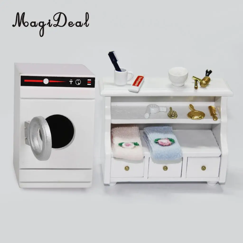 1/12 Scale Dollhouse Miniature Mini Piano Cabinet Chairs Modern Furniture Decoration for Dolls Living Room Bedroom Accs