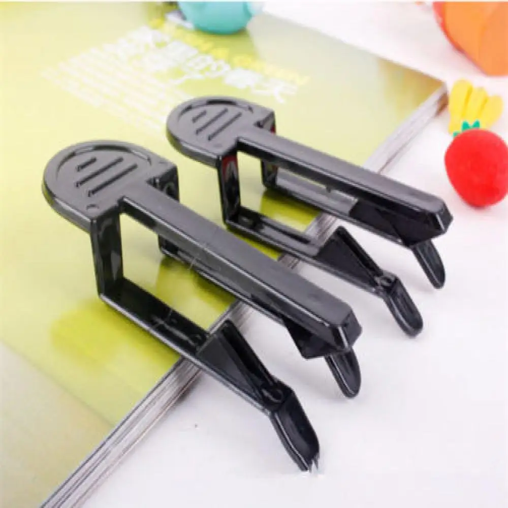 Buy Plastic 2Pcs Waste Trash Bag Clips Cheap Black