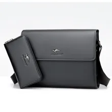 Модные мужские портфели, Деловые Сумки из искусственной кожи, деловые рабочие сумки, мужские сумки через плечо, сумки-мессенджеры