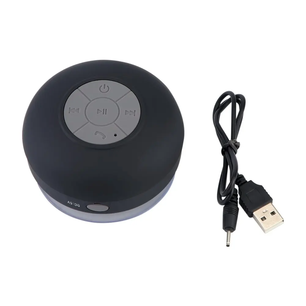 

NEWPortable Waterproof Bluetooth Speaker Wireless Car Handsfree Receive Call Music Suction Mic Mini Loudspeaker Box