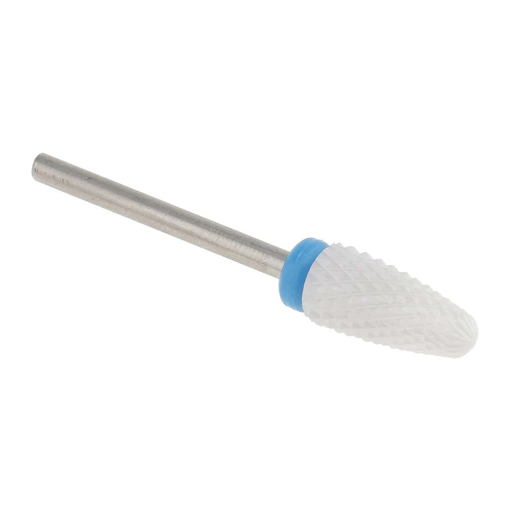 Nail Art Polishing Grinding Head Ceramic Electric Drill Bit Corn Medium Mounted Grinding Stone Head Electric Manicure Cutter