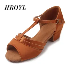 Высококачественная детская обувь для латинских танцев/Обувь для сальсы/Обувь для танго бальных танцев для женщин и девочек цвета