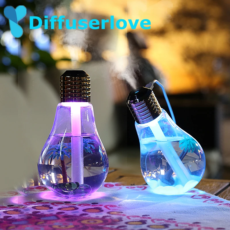 Diffuserlove 400 мл увлажнитель воздуха мини диффузор эфирного масла освежитель тумана