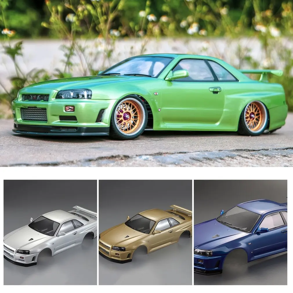 

Killerbody Nissan Skyline (R31) Clear Body for 1/10 Electric Touring Car Exquisite Mechanical Work Portable Size 4 Colors