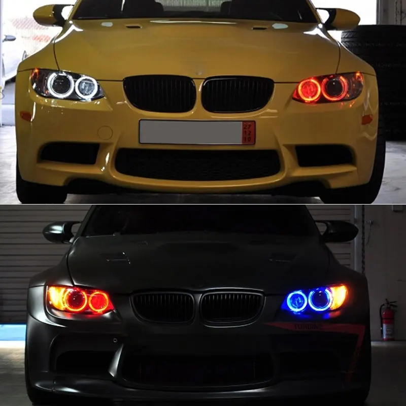 CANbus 10w LED Angel Eyes Marker Lights Bulbs Error Free White/Red/Blue for BMW E90 E91 3 Series 325i 328i 335i 2006-2008 2pcs led car lights led lights led bulbs