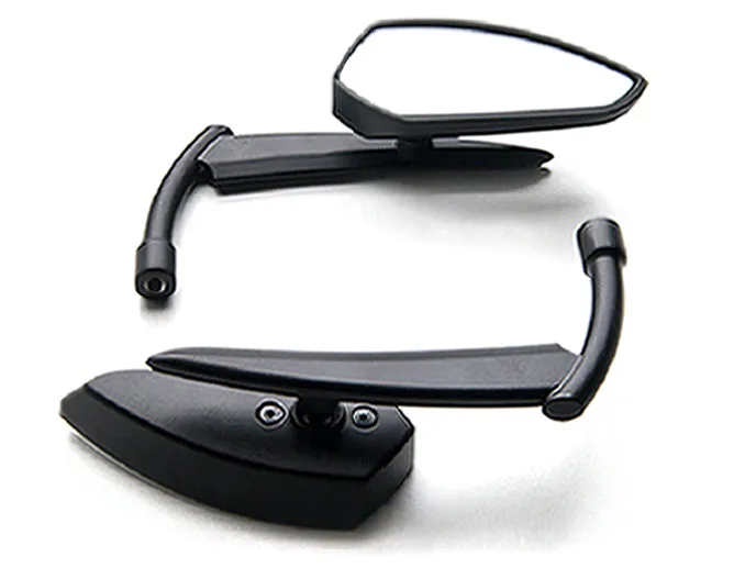 

Custom Rear View Mirrors Black Pair For Harley Davidson Dyna Super Glide Sport