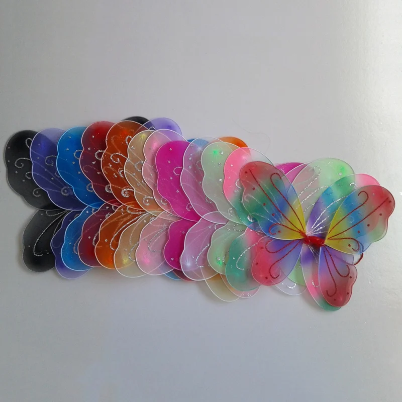 1 шт. платье принцессы феи бабочки крылья для Хэллоуина 13 цветов|butterfly wings|fancy dressfancy
