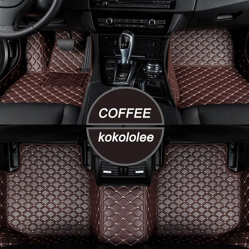 coffee Автомобильные коврики для kia sportage ceed rio 3 4 soul optima sorento niro stinger sorento автомобильные коврики - Название цвета: coffee