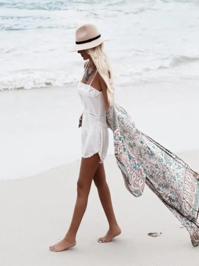 Womail Women Floral Print Chiffon Loose Shawl Kimono Cardigan Top Cover up Shirt Blouse Femmer Winter Warm Color Coats 18JULY31 Coats