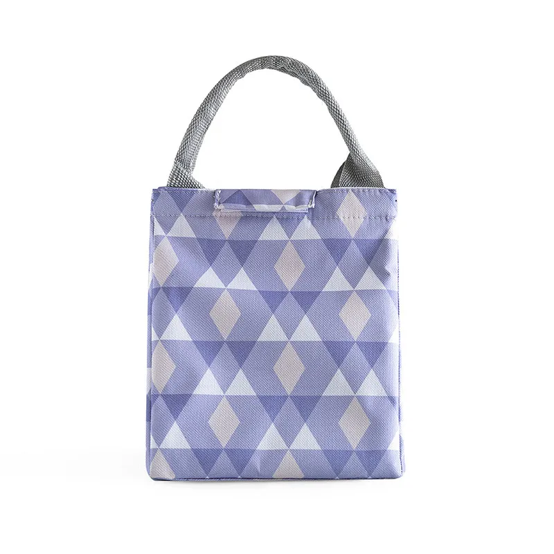 Переносная сумка для пикника, ланч-тоут, теплоизоляционные сумки, водонепроницаемая Пляжная сумка для ланча, сумка-холодильник, пакет для холодильника, для путешествий, кемпинга - Цвет: Фиолетовый