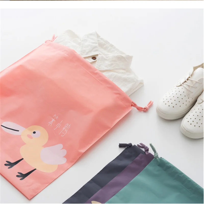 Vogvigo Waterproof Travel Cosmetic Bag  Cosmetic Organizer Makeup Bags Wash Bag Large Capacity Drawstring Storage Toiletry Box