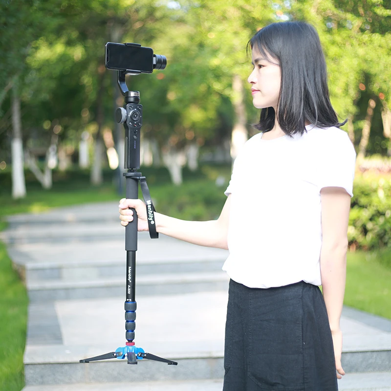 Aluminium Gimbal Camera Monopod Unipod for DSLR Cameras Canon Sony Extend Pole Tripod Stand for