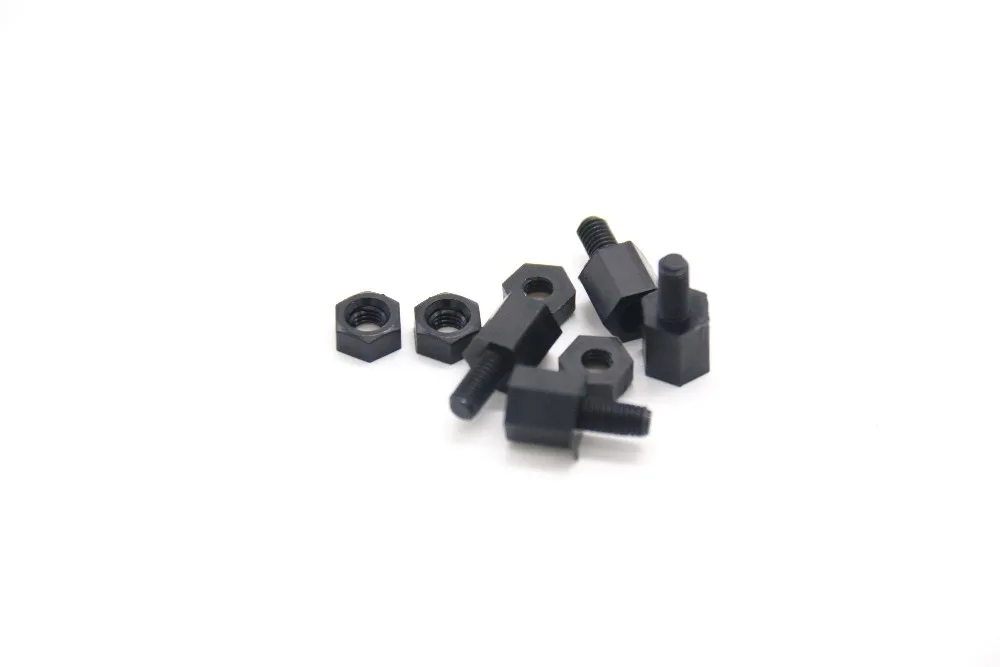 

TCMM 16pcs M2 Nylon Screw Isolation Column M2*6 Screw M2 Nut for FPV Racing Drone Spare Part Screw Set